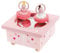 Trousselier - Ballerinas - Tanzende Musikbox - Spieluhr - Ideales Geburtsgeschenk - 2 abnehmbare Figuren - Einfache Bedienung - Musik Mondscheinsonate von Beethoven - Farbe rosa
