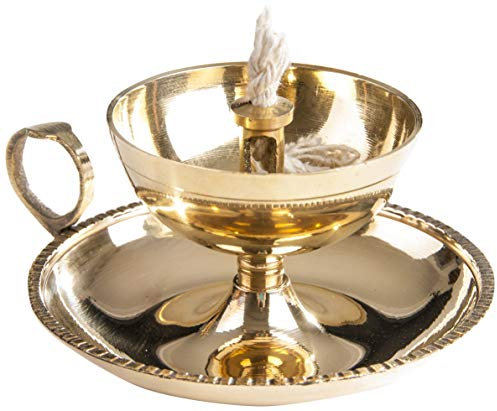 Berk KH-608 Räucher-Zubehör - Ghee-Lampe, Messing, 8 cm