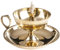 Berk KH-608 Räucher-Zubehör - Ghee-Lampe, Messing, 8 cm