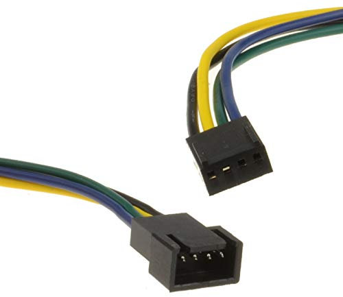 kenable PWM Fan Extension Cable 4 Pin Male Plug to Female Socket 30cm Lead
