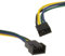 kenable PWM Fan Extension Cable 4 Pin Male Plug to Female Socket 30cm Lead