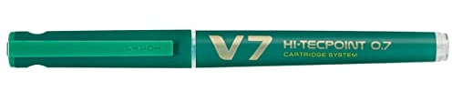 Pilot Begreen Hi-TechPoint V7 Refillable Rollerball Pen Medium Point Liquid Ink Green