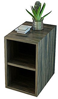Jet-Line | Bad | Mittelschrank Brixen | Zebraoptik dunkel | Mittelschrank | Badmöbel | Hängeschrank | Badezimmer | Höhe: 490 x Breite: 300 x Tiefe: 452 mm