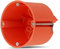REV Hohlraumdose – Hohlwanddosen 25 St., Ø68mm, 60mm tief, Schrauben – orange