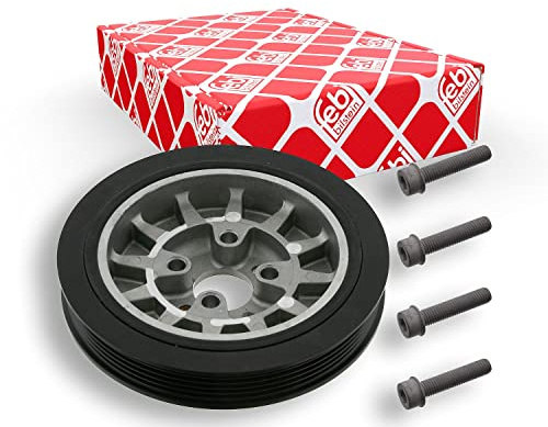 febi bilstein 36344 Pulley decoupled, for crankshaft with screws, pack of one