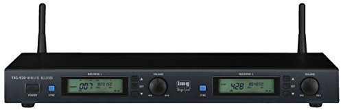 IMG STAGELINE TXS-920 2-Kanal-Multi-Frequenz-Empfängereinheit schwarz