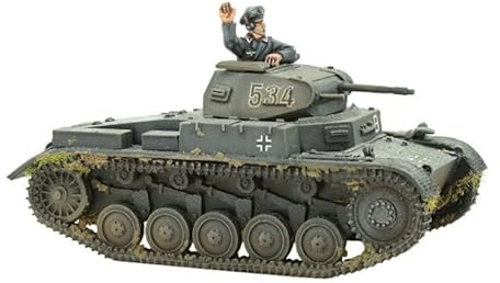 German Panzer II Ausf A/B/C Light Tank 1:56 / 28mm Resin & Metal Scale Model Tank For Bolt Action by Warlord Games - Highly Detailed World War 2 Miniatures for Table-top Wargaming