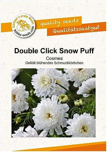 Blumensamen Double Click Snowpuff Cosmee Portion
