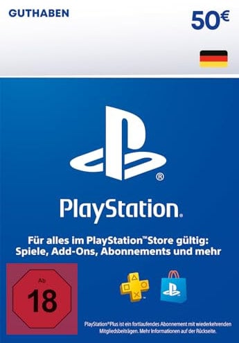 50€ PlayStation Store Guthaben | PSN Deutsches Konto [Code per Email]