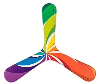 bumerang aus Holz für anfänger: Regenbogen Bumerang