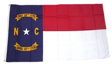 Fahne / Flagge USA North Carolina NEU 90 x 150 cm