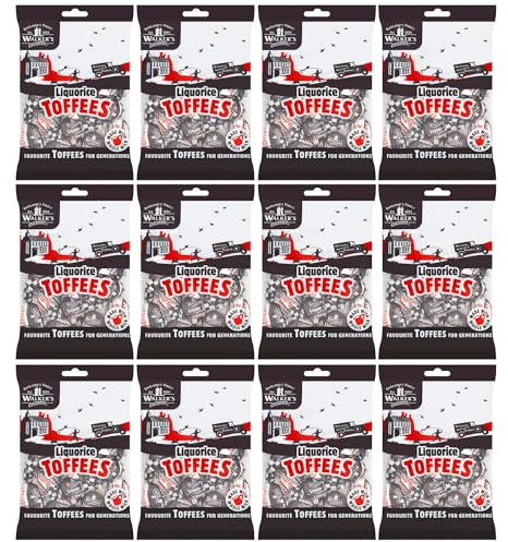 Walkers 12 X Liquorice Toffees (150g)