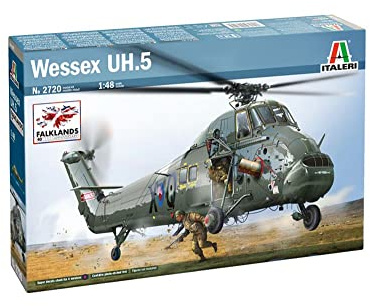 Italeri 510002720-1:48 Wessex UH.5, Helicopter
