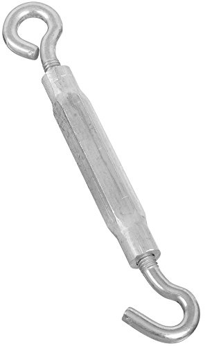 National N221-853 2172 Haken/Öse Spannschloss aus Zink, 7/32 Zoll x 16,5 cm, N221-879