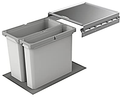 Naber Cox® Box 2T 400-1. Abfallsammler, hellgrau.