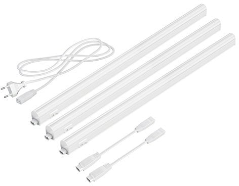 parlat LED Unterbau-Leuchten Rigel, je 57,3cm, je 880lm, weiß, 3er Set