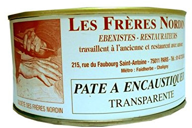 Les Frères Nordin 416134 Pâte à encaustiquer Transparent