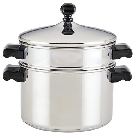 Farberware Classic Series Stack 'n' Steam Sauce Pot and Steamer, 3-Quart