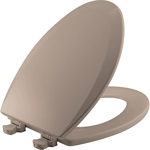 Bemis 1500EC 068 1500EC068 Toilet Seat, Fawn Beige, Elongated