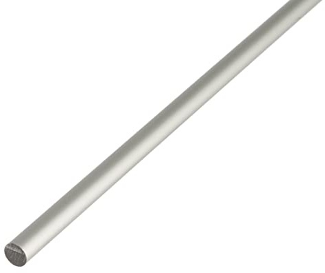 Alberts 474355 Rundstange | Aluminium, silberfarbig eloxiert | 2000 x 12 mm