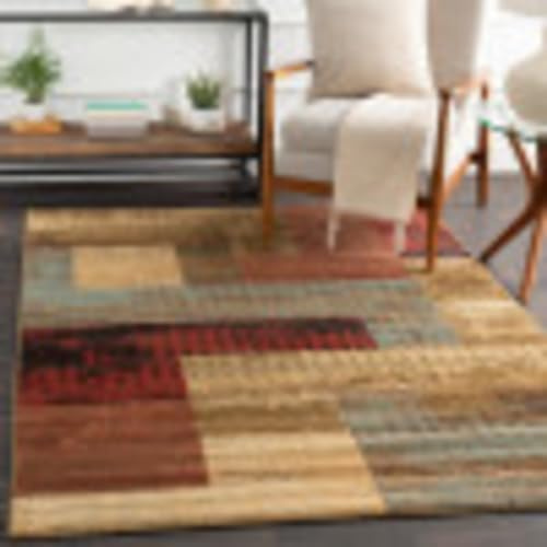Livabliss Shama Licourt Teppich 200x290 cm – Braun, Rot, Grau