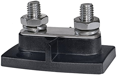 Blue Sea Systems 2020 POWERBAR BUSBAR DUAL STUD 3/8, Beige