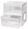 2 Stück Schubladenboxen mit Nutzvolumen 23 Liter pro Box. Passend für z.B. Shirts, Hemden, Wäsche, Papier, etc. Maße pro Box: 39,6 x 39 x 21,3 cm