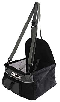 Outward Hound Kyjen 21003 PupBoost Seat Dog Car Seat Adjustable Easy-Attach Dog Auto Safety, Medium, Black