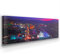 Jack Dyrell - Las Vegas Panorama - XXL 150x50cm, Leinwand auf Echtholzrahmen aufgespannt, UV-stabil und wasserfest, Kunstdruck für Büro oder Wohnzimmer, XXL Deko Bild abstrakt FineArtPrint Wandbild