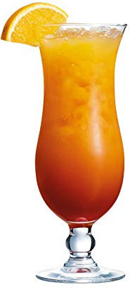 Arcoroc ARC 54584 Hurricane Cocktailglas, Cocktailschale, 440ml, Glas, transparent, 6 Stück