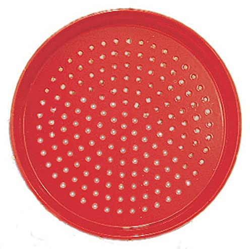 Glückskäfer 535044 Sandsieb aus Metall,rot 17cm