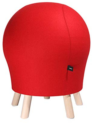 Topstar Sitzhocker Sitness 5 Alpine Filzoptik rot