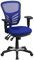 Flash Furniture Bürostuhl, Metall, Blau, 69 x 65 x 112 cm