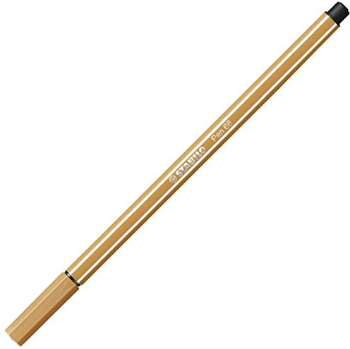 Premium-Filzstift - STABILO Pen 68 - Einzelstift - ocker dunkel