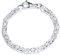 JEWLIX Königsarmband aus 925er Sterling Silber 6mm - 23cm Länge