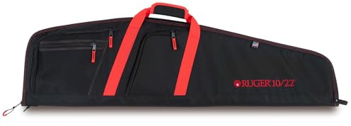 Allen Company Ruger Rifle Case - 40-Inch Soft Gun Bag - Hunting and Shooting Accessories - Black/Red