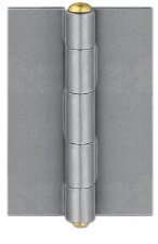 Anschweißscharnier für Stahlfenster, 95 x 65 x 3 mm, Stahl blank ; 1 Stück