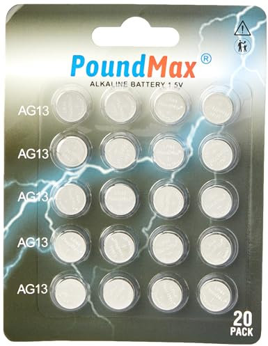 20 x Super AG13 G13 SR44 LR44 A76 V13GA PX76A 357 Alkaline Button Batteries