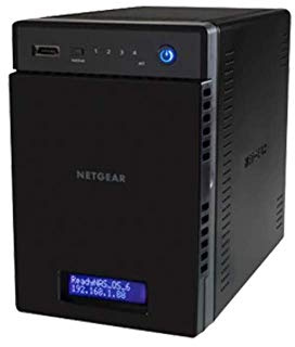 Netgear RN214D42-100NES ReadyNAS Serie 210 Storage Desktop da 8 TB con 4 Dischi da 2 TB di Classe Desktop, Processore Quad Core da 1.4 GHz, 2 Porte Gigabit, 3 Porte USB e 1 eSATA, Nero