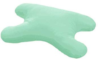 Hefel My Face Kissen inkl. Jersey Kissenbezug 40x60 cm, Geheimwaffe gegen Falten, (Azur)