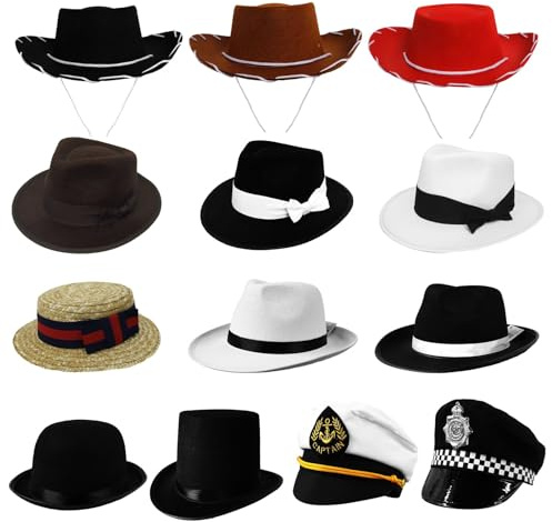 Childrens Black Bowler Hat Victorian Old England Magician Perfect For Any Fancy Dress Party For Boys And Girls