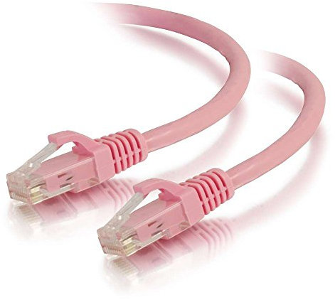C2G 1.5M Pink Cat5e Ethernet RJ45 High Speed Network Cable, LAN Lead Cat5e Unshielded PVC UTP Patch Cable