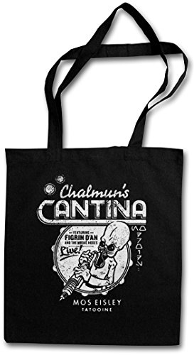 Urban Backwoods Chalmun's Cantina Vintage II Hipster Bag Beutel Stofftasche Einkaufstasche