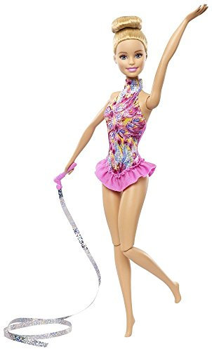 Barbie DKJ17 - Rhytmische Sportgymnastin mit Band - blond