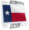 Kiwistar - Aufkleber - Texas Austin - Bundesstaat USA Autoaufkleber Sticker State Flagge