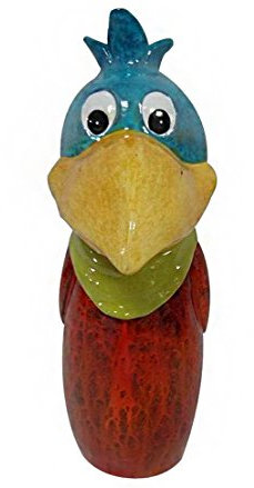 Dehner Zaunfigur Vogel, ca. 24.5 x 14 x 8.5 cm, Polyresin