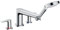 Hansgrohe - Talis E Wasserhahn 4 Gauge Badewanne Cr