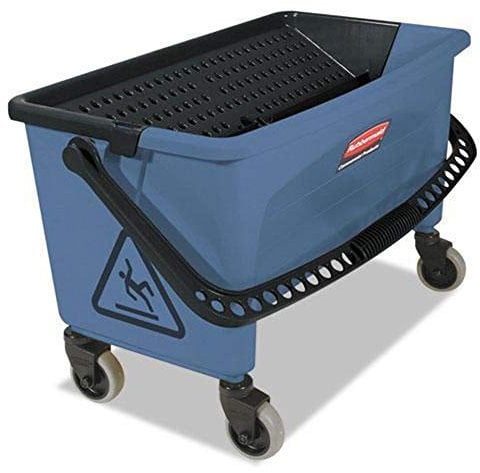 Rubbermaid Seau à serpillière avec Wringer, 28 pintes, Bleu