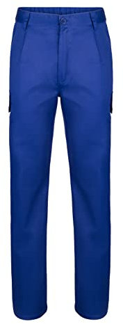 Velilla 345 - Pantalon multipoches (taille 44) couleur bleu