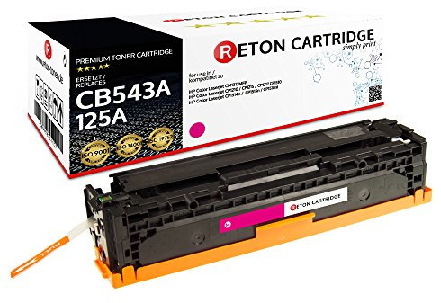 Reton Toner kompatibel Magenta für (CB543A) für HP 125A, Color Laserjet, CP1515, CP1515N, CP1515NI, CP1518, CP1518NI, CP1312, CP1312MFP, CP1512, CP1512MFP